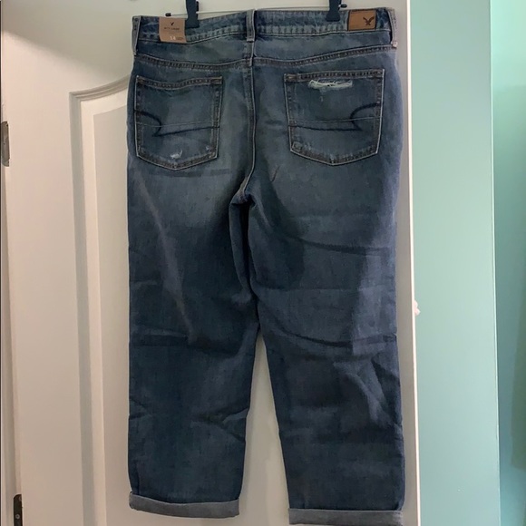 American Eagle Boy Crop Jeans Size 14 regular - Picture 7 of 7